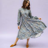 DORA paisley blue with belt