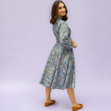 DORA paisley blue with belt