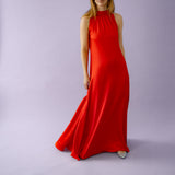 FRANCESCA satin red