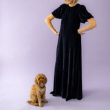 JUNA ball velvet blue