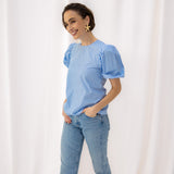 PIA stripes light blue