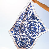 SANTORINI silkscarf