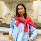 ALMA stripes light blue