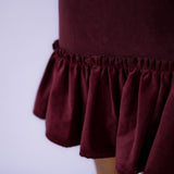 MARLA velvet burgundy
