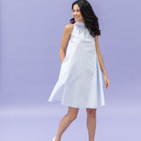 KATIE stripes rose blue