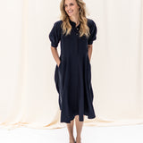 NETTY tencel navy