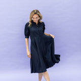 NETTY tencel navy