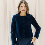 MARIE velvet navy