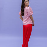 AVA satin red