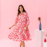 TONI MIDI coral red