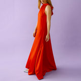 FRANCESCA satin red