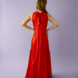 FRANCESCA satin red