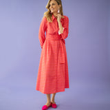BELLA stripes pink red