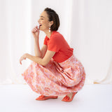 ROMY peachy flowers