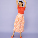 ROMY peachy flowers