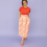 ROMY peachy flowers