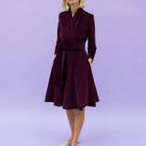 JOHANNA velvet burgundy