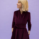 JOHANNA velvet burgundy