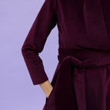 JOHANNA velvet burgundy