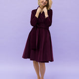 JOHANNA velvet burgundy