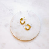 HOOPS gold ruffels