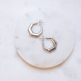 HOOPS silber hexagon