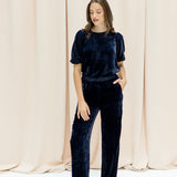 AVA velvet blue