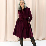 JOHANNA velvet burgundy