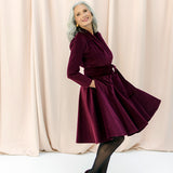 JOHANNA velvet burgundy