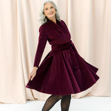 JOHANNA velvet burgundy