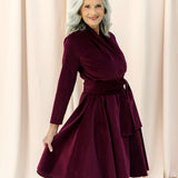 JOHANNA velvet burgundy