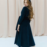 LEONIE velvet navy