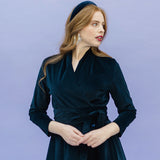 LEONIE velvet navy