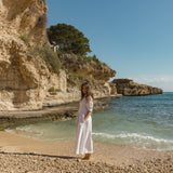HANNI linen beige with belt