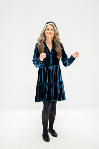 ANTONIA velvet blue