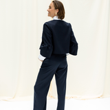 KIM navy wool