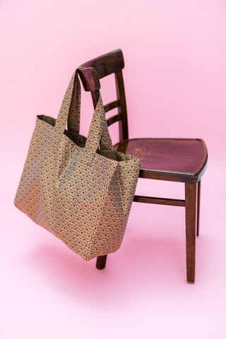 SHOPPER metallic rose