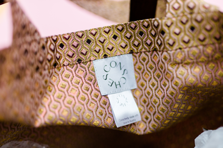 SHOPPER metallic rose