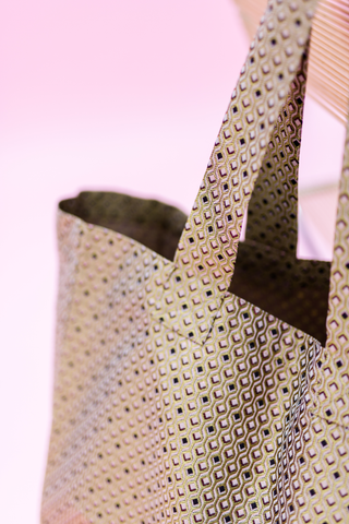 SHOPPER metallic rose