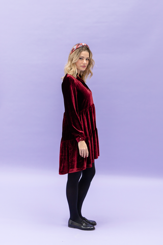 ANTONIA velvet red