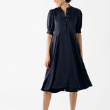 NETTY navy tencel