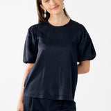 PIA navy tencel