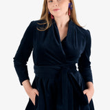 JOHANNA velvet navy