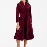 JOHANNA velvet burgundy