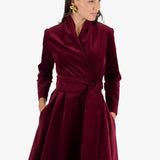 JOHANNA velvet burgundy