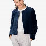 MARIE velvet navy