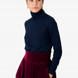 ROMY velvet burgundy
