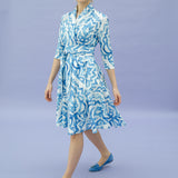 JOHANNA blue and white