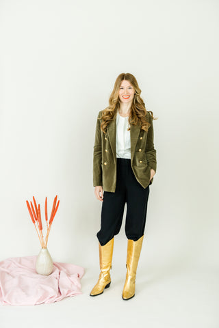 JOSEFINE velvet olive