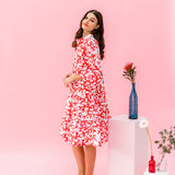 TONI MIDI coral red